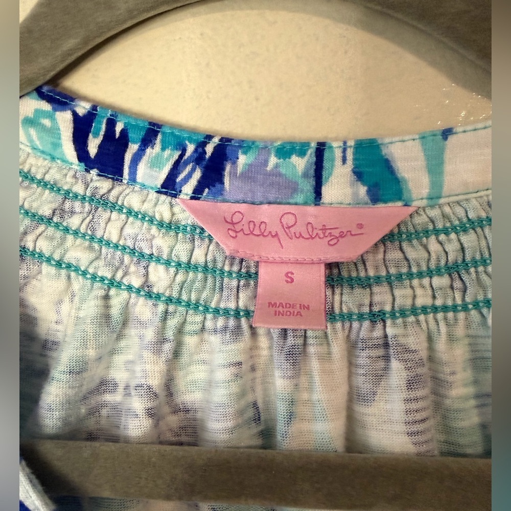 Lilly Pulitzer Essie Maxi Dress sleeveless novelty elephant summer size S - Picture 8 of 12